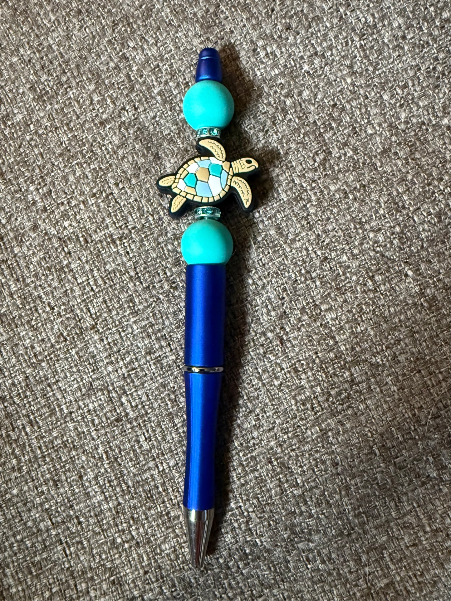 Turtle Beaded Pen