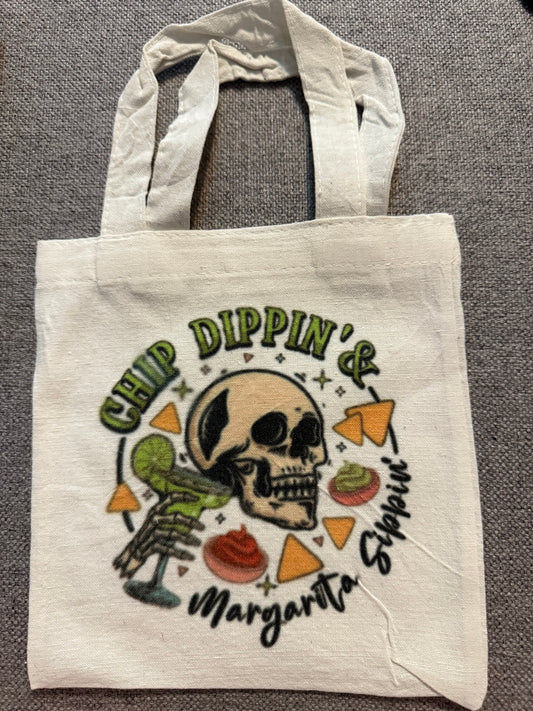 Chip dippin canvas bag