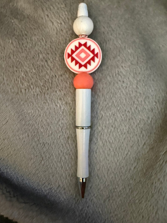 Aztec beaded pen