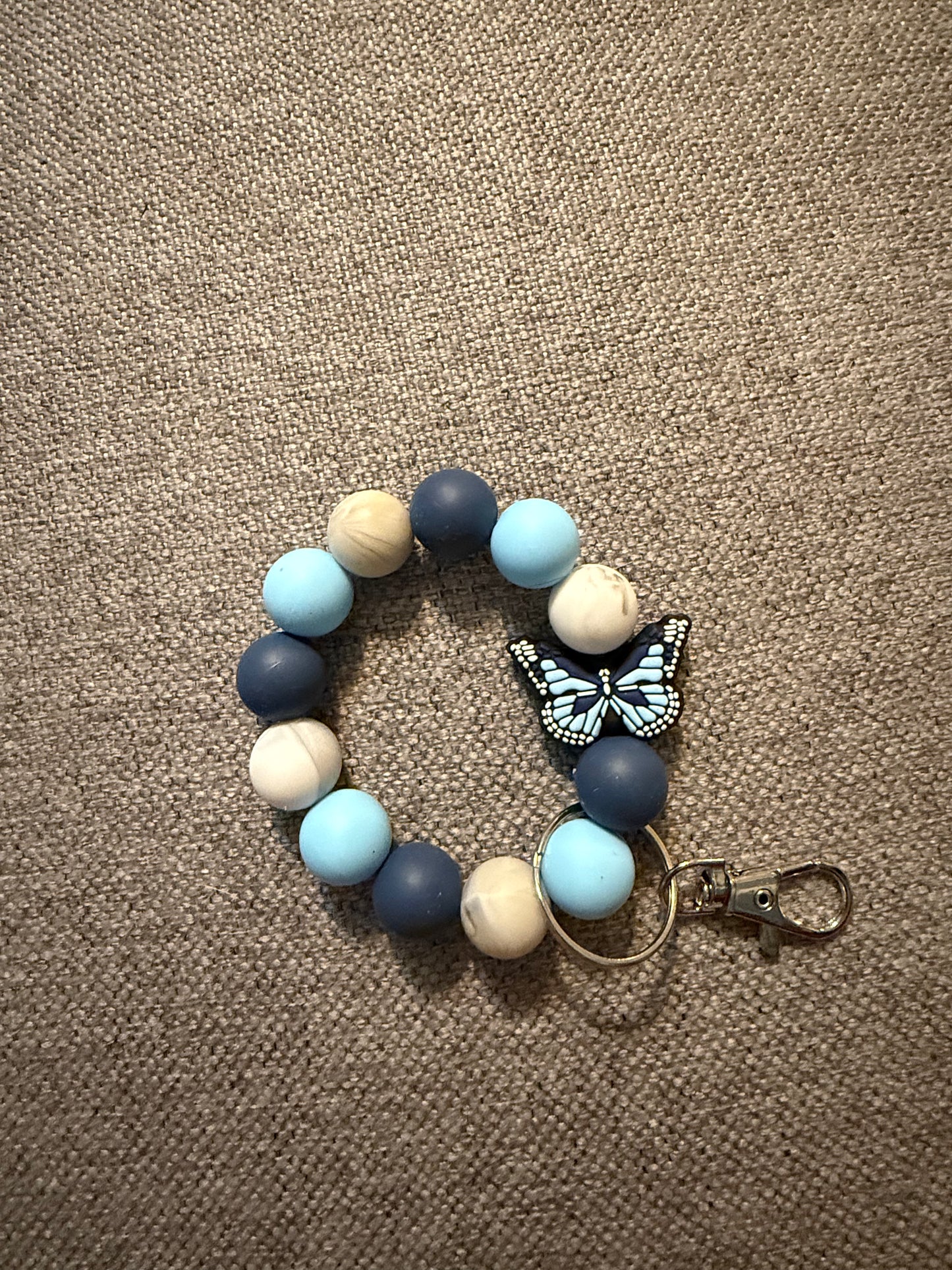 Blue Butterfly keychain