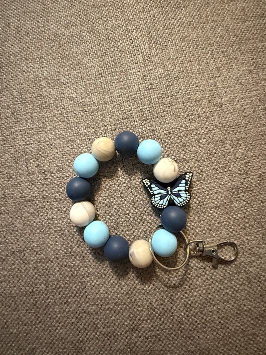 Blue Butterfly keychain