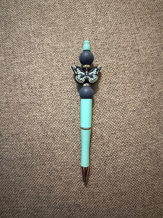 Blue Butterfly Pen