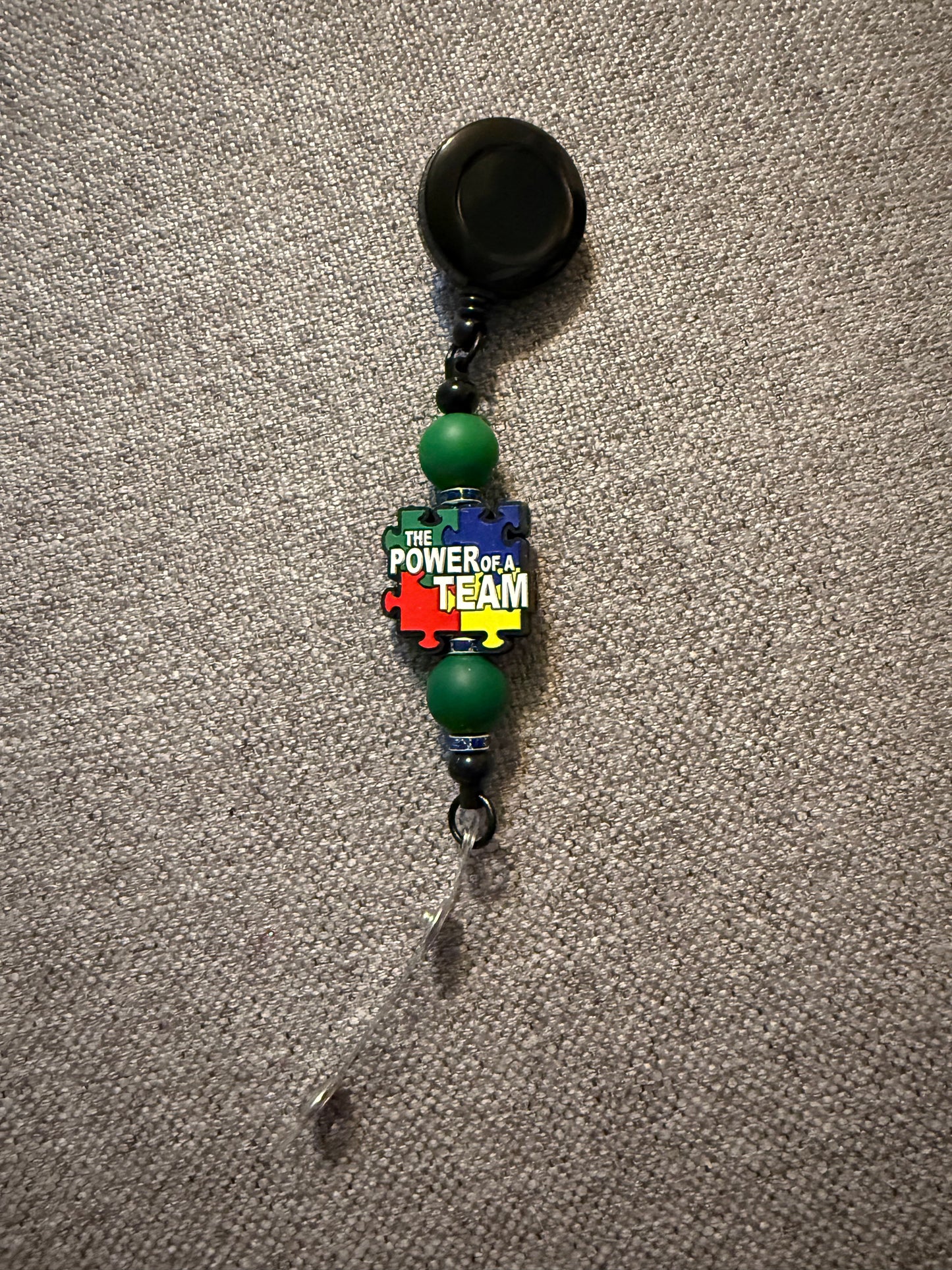 Power team badge holder