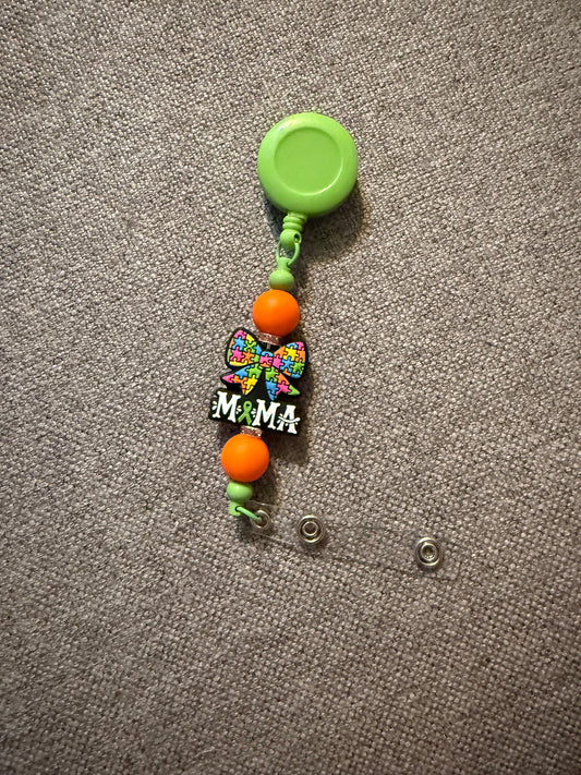Bow Mama Badge Holder