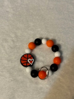 Basketball keychain