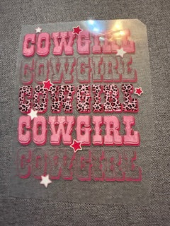 Cowgirl ShirtLet me know what color and size shirt you would like!